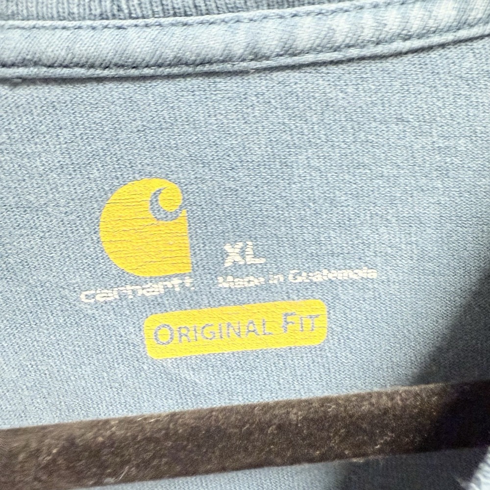 Carhartt‎ Men's Blue Work T Shirt Size XL